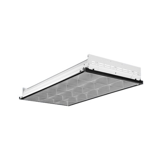 [ILU.01.1126] LITHONIA Luminaria LED 2PM3N empotrar 2'X2'  acrílico parabólico para 3 tubos