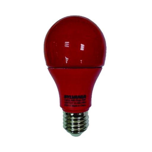 [ILU.06.677] SYLVANIA Bombillo LED rojo 5W, 120V