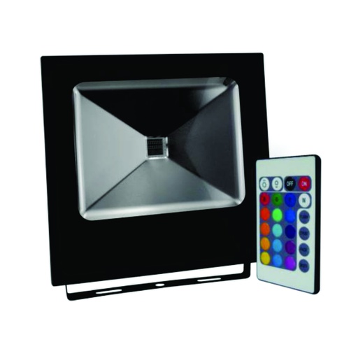 [ILU.01.1342] [P27184-36] SYLVANIA Reflector LED JETA RGB 50W, 120-240V, IP65, incluye control remoto