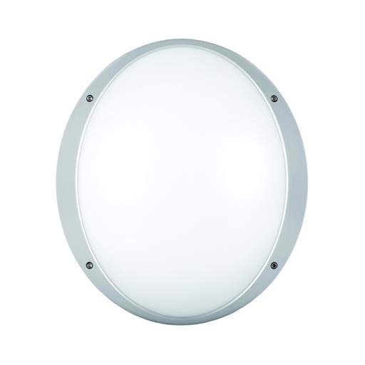 [ILU.01.1361] SYLVANIA Luminaria Brio de pared ovalada para bombillo rosca E27, IP66,housing blanco