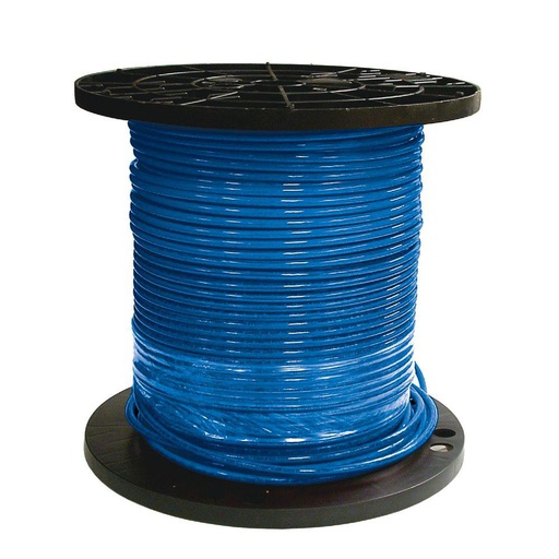 [CAB.01.086] [027080AZ-B] Cable THHN 2 Awg azul bobina 152.4 metros