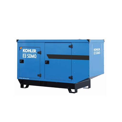 [GYC.07.056] KOHLER-SDMO Generador 60Kw, con cabina, 3PH, multivoltaje 208/240/480V, Nema 3R, motor John Deere