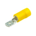 Terminal macho asilado PMDM_10-1 amarillo para cable 12-10 AWG