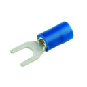 Terminal en U aislado TPF-2.5-4 azul para cable 16-14 AWG