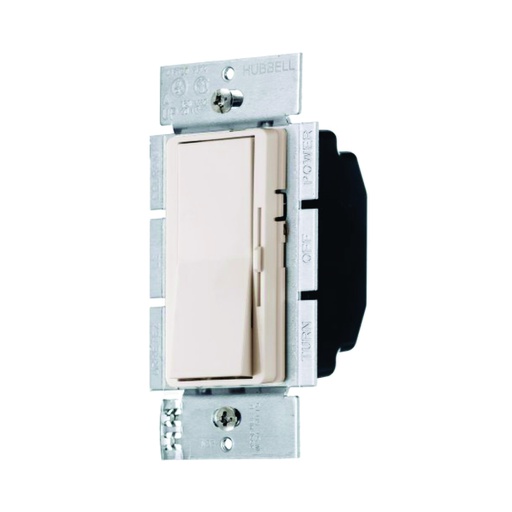 [WIR.03.065] [RDV603PLA] HUBBELL RDV603PLA Dimmer decorativo 600W, 120Vac, 3 vías, light almond