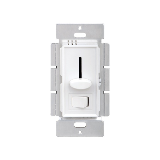 [WIR.03.708] Dimmer e interruptor para CFL y LED, 120V, 150/700W, blanco, UL