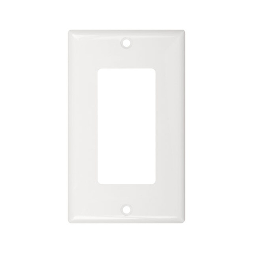 [WIR.03.769] Placa decorativa plástica de pared, 1 Gang, blanco, UL