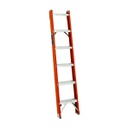 LOUISVILLE FE3112 Escalera de fibra de vidrio 1 sección 6' 300lbs