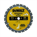 DEWALT Disco de corte de 7¼" x 24T