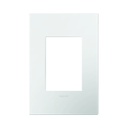 LEGRAND Adorne Placa 1 Gang, 3 módulos, blanco brillante