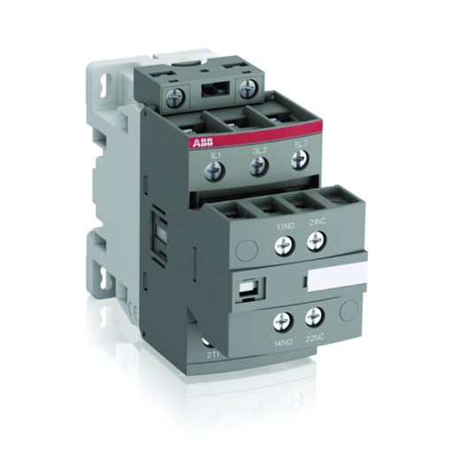 [AUT.01.019] [AF30-30-11-13] Contactor para riel DIN AF30-30-11-13, 30A, 3P, bobina de 100-250VAC/VDC, 60HZ, 1NO + 1NC