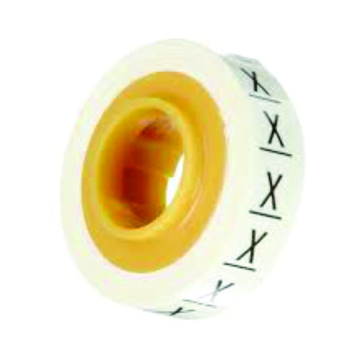 [CIN.01.004] [SDR-X] Marcador para cable "X" blanco de poliéster de 0.22" ancho x 96.00"largo