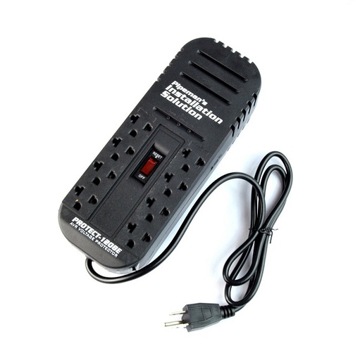 [COM.01.537] [PROTECT-1208E] Regulador de voltaje automático de 1200VA / 600W con indicador led y entradas