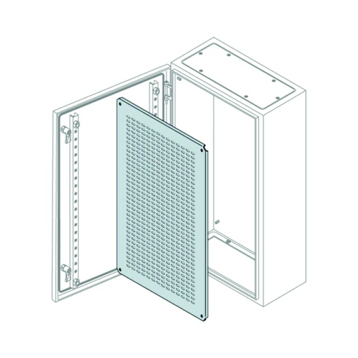 [AUT.03.009] Armario metálico IP55 de 400mm x 600mm x 200mm