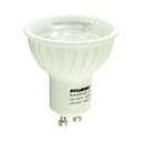 SYLVANIA Bombillo LED 6.5W, 420Lms, 3000K, luz cálida, dimeable, GU10