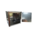 Caja de paso galvanizada 24"x24"x8"