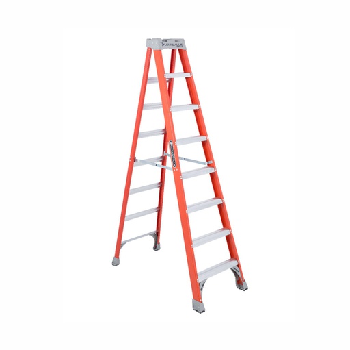 [HER.04.539] LOUISVILLE FS1508 Escalera de fibra de vidrio tipo "A" 8' 300lbs