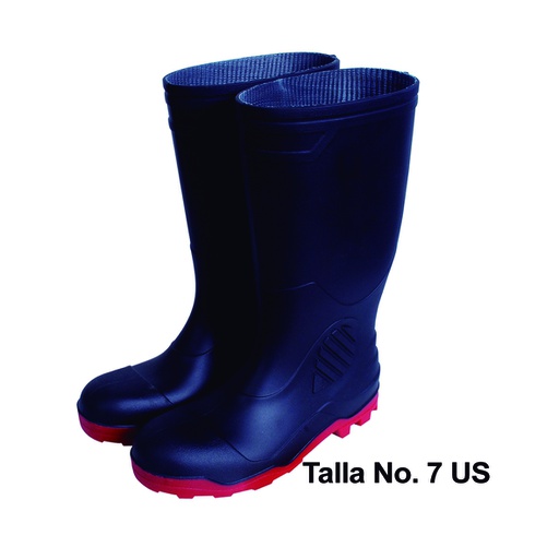 [HER.04.734] SURTEK Botas de seguridad industriales de PVC talla 7 US