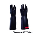 NOVAX Guantes de protección de hule 16", clase 0, hasta 1000Vac, talla11